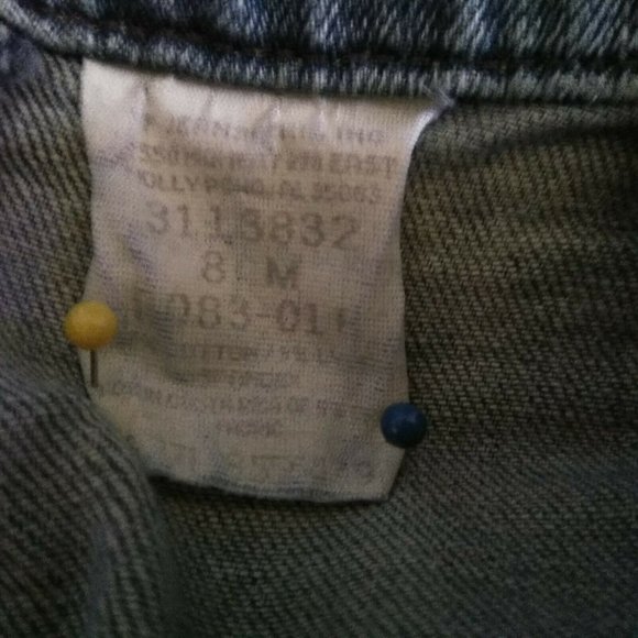 Vtg. Riveted By Lee High Waisted Carpenter Shorts - Picture 8 of 12